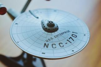 Die USS Enterprise (Modell des Raumschiffs der Serie)
