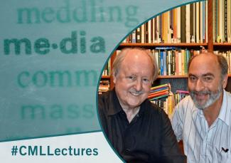 Teaserbild zur Veranstaltung #CMLLectures mit Porträt von Douglas Kellner und Jeff Share