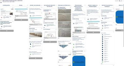 Screenshot einer TaskCard zum MINT-ProNeD-Fortbildungsmodul „Daten und Zufall“ für Mathematiklehrkräfte. Eine geordnete Sammlung von Fortbildungsfolien, Aktivitäten, Videoanleitungen etc.