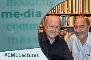 Teaserbild zur Veranstaltung #CMLLectures mit Porträt von Douglas Kellner und Jeff Share