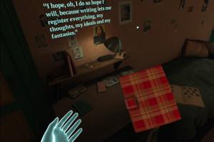 Screenshot aus der VR Anwendung Anne Frank House VR