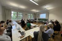 Voll besetzter Seminarraum in der Netzwerkstatt „Professionalisierung“. Bild: © Heidelberg School of Education | Isis Giebel