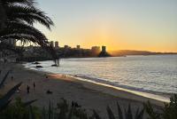 Abendstimmung am Strand von Vina del Mar